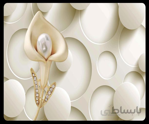 پوستر گل سه بعدی 005