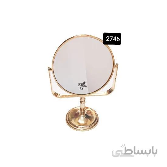 آينه آرایشی پايه دار گرد با بزرگنمایی 3X دالاس مدل 2746
