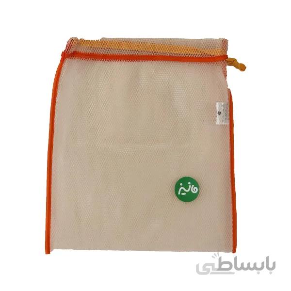کیسه میوه و سبزی مانیز کرم دور نارنجی مدل OR