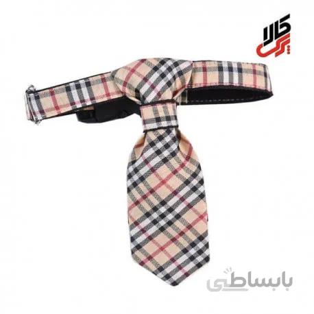 کراوات چهارخانه طرح بربری پرس پت