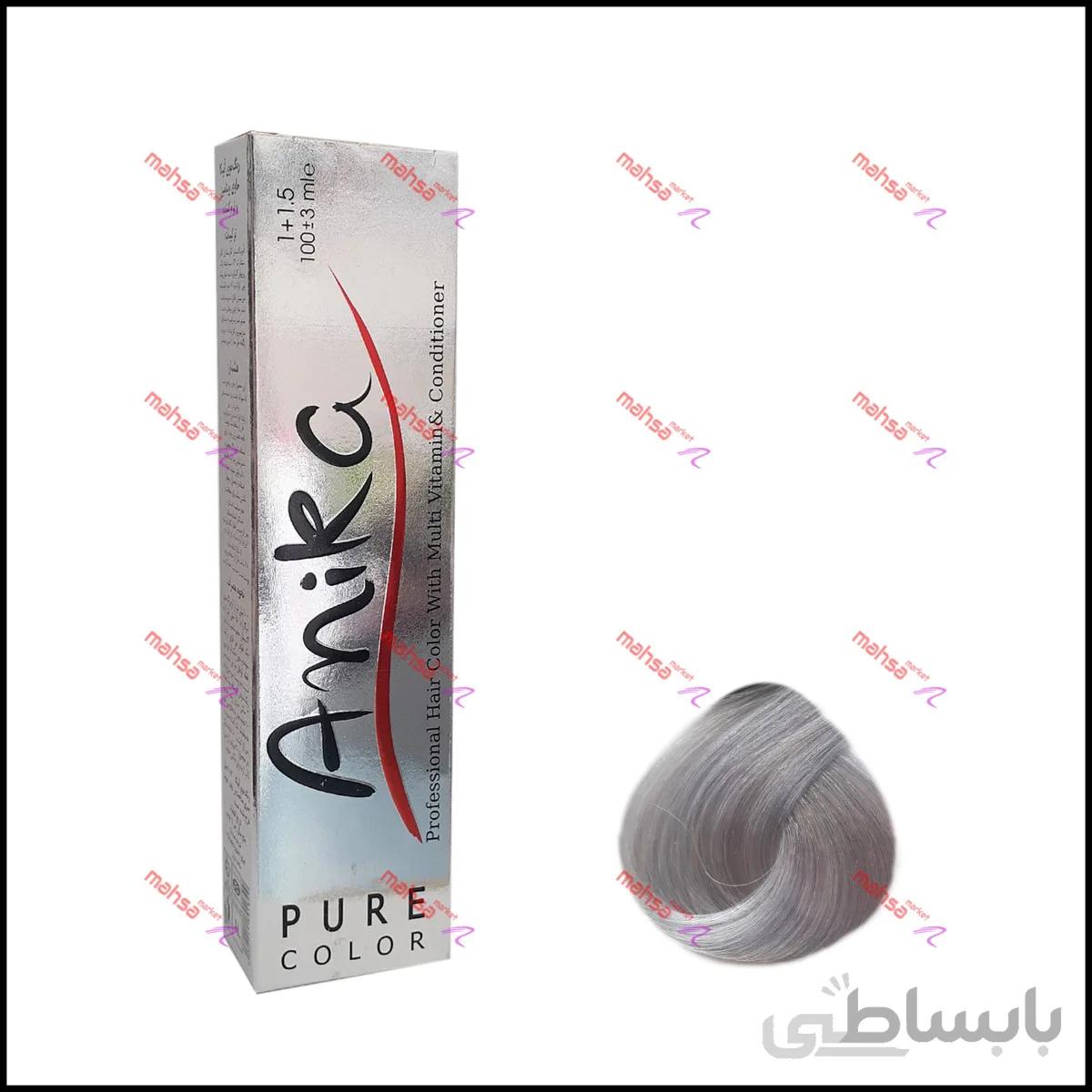 رنگ موی آنیکا سری واریاسیون نقره ای ضدزردی ۰۰۴