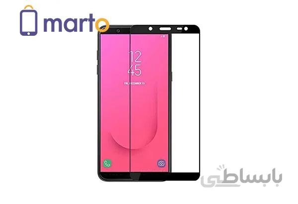 محافظ صفحه نمایش شیشه ای بوف مدل 5D Full Glue مناسب برای گوشی سامسونگ Galaxy J8 ا BUFF 5D Full Glue glass screen protector for Samsung Galaxy J8