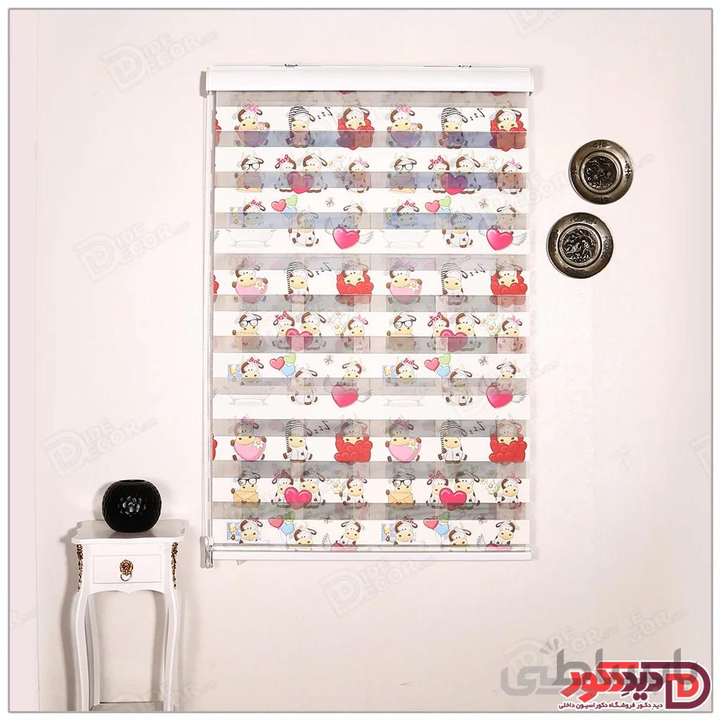 پرده زبرا چاپی کودک کد H-164