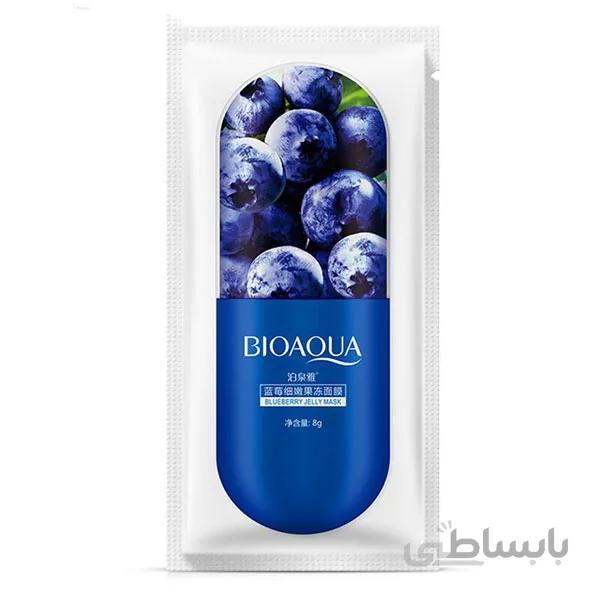 ماسک صورت ژله ای بلوبری بایوآکوا (Bioaqua Blueberry Jelly Mask-8g)