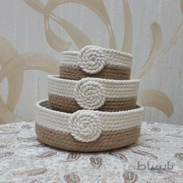 ست سه عددی سبد دورنگ ویونا Viona دکو وان – ( Deco One )