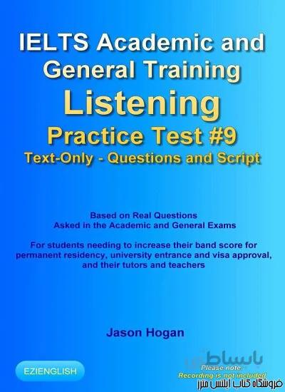 کتاب ielts academic and general training listening practice test 9