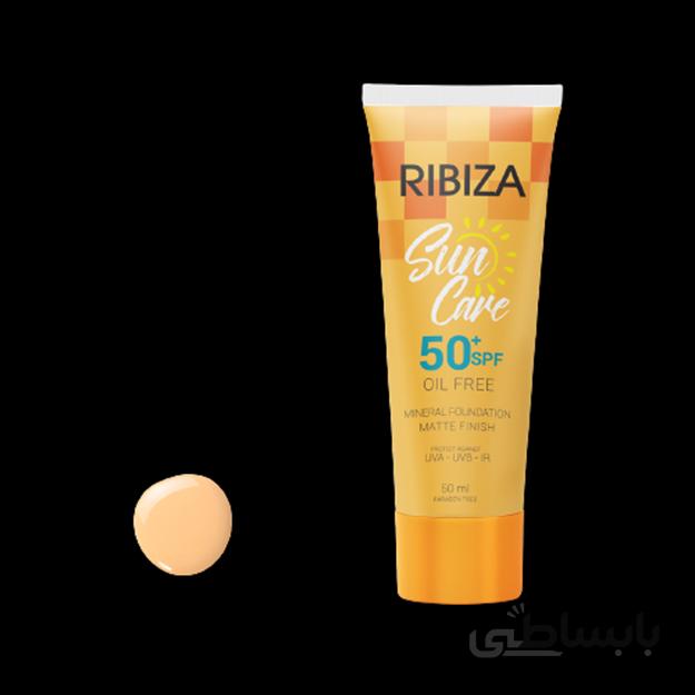 ضد آفتاب فاقد چربی رنگی SPF50+ رنگ 01 ریبیزا 50 میل