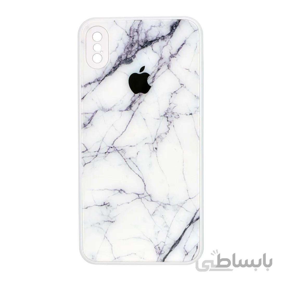 قاب گوشی اپل iPhone XS Max ماربل طرح سنگ مرمر کد MRB-04