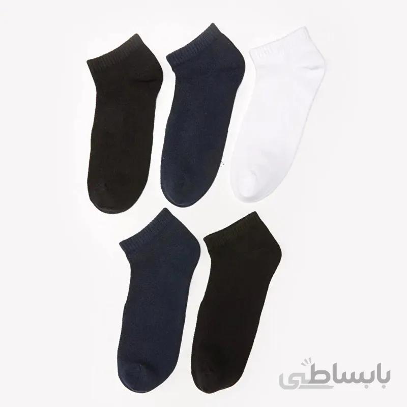 جوراب مردانه ال سی وایکیکی مدل S28923Z8 مجموعه 5 عددی