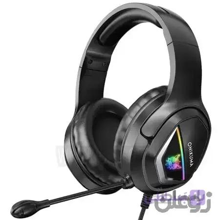 هدست گیمینگ سیمی RGB اونیکوما مدل Onikuma X2 — تصویر 1