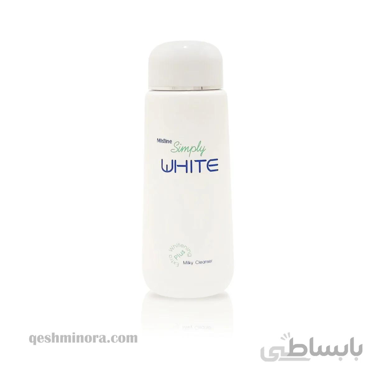 شیر پاک کن سیمپلی وایت میستین Mistine Simply white milky cleanser