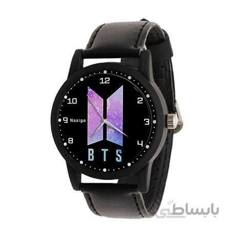 ساعت مچی عقربه ای ناکسیگو طرح BTS کد LF4177