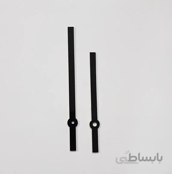 عقربه مشکی ساعت دیواری کد b60