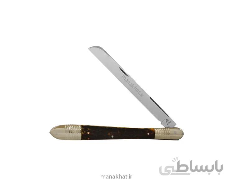 قلمتراش تک تیغه دسته شاخ 15.5 سانت جواد توسلی