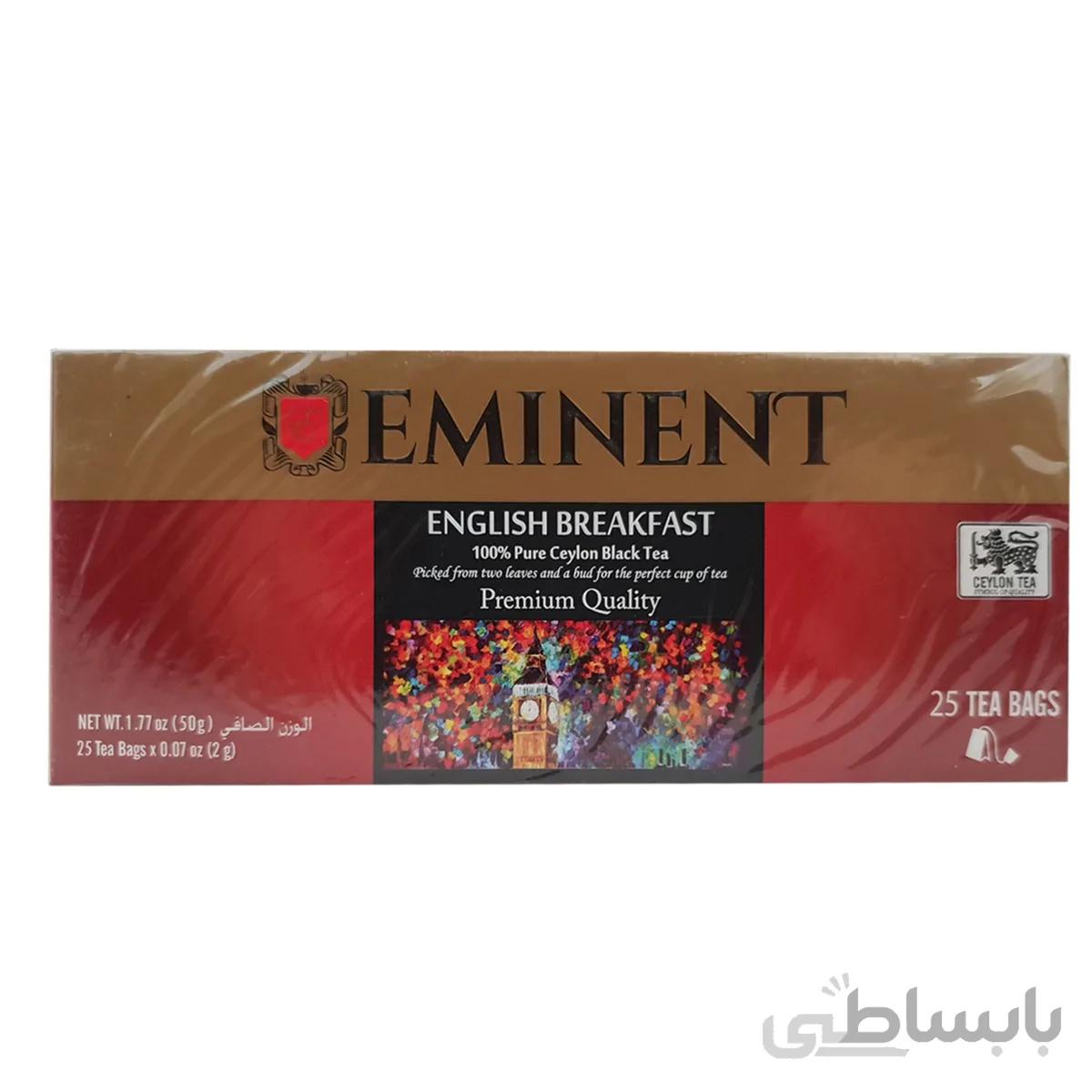 چای کیسه ای صبحانه انگلیسی امیننت 25 عددی