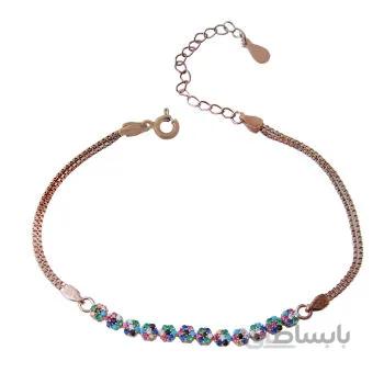 دستبند نقره زنانه کد DP_323