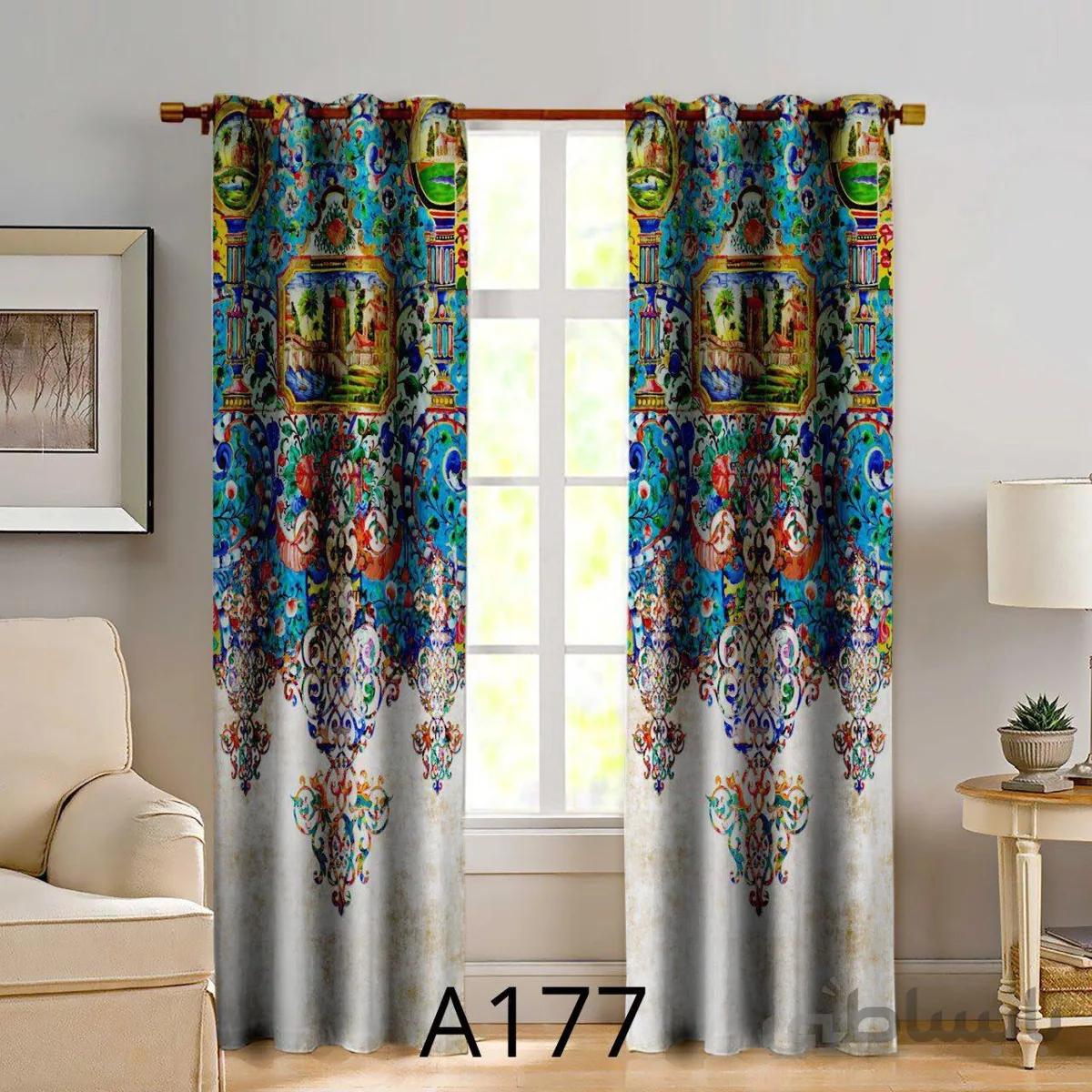 پرده چاپی طرح سنتی کد A177
