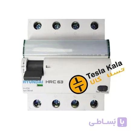 کلید محافظ جان (RCCB) مدل دو پل 25A HRC برند HYUNDAI