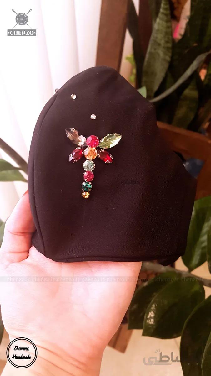 ماسک مشکی نخی