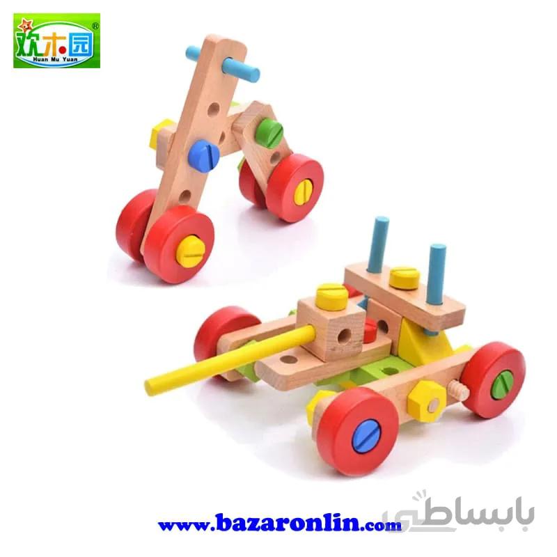 اسباب بازی چوبی ساختنی مدل HMY-9006