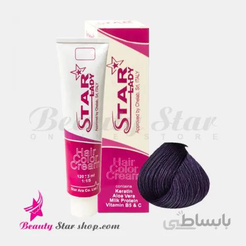 رنگ موی شرابی خیلی روشن شماره 6.20 استارليدی حجم 120 ميلی لیتر