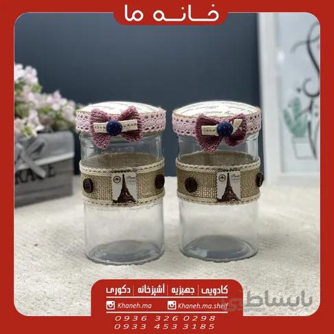 بانکه فانتزی شیشه ای مدل پاپیون