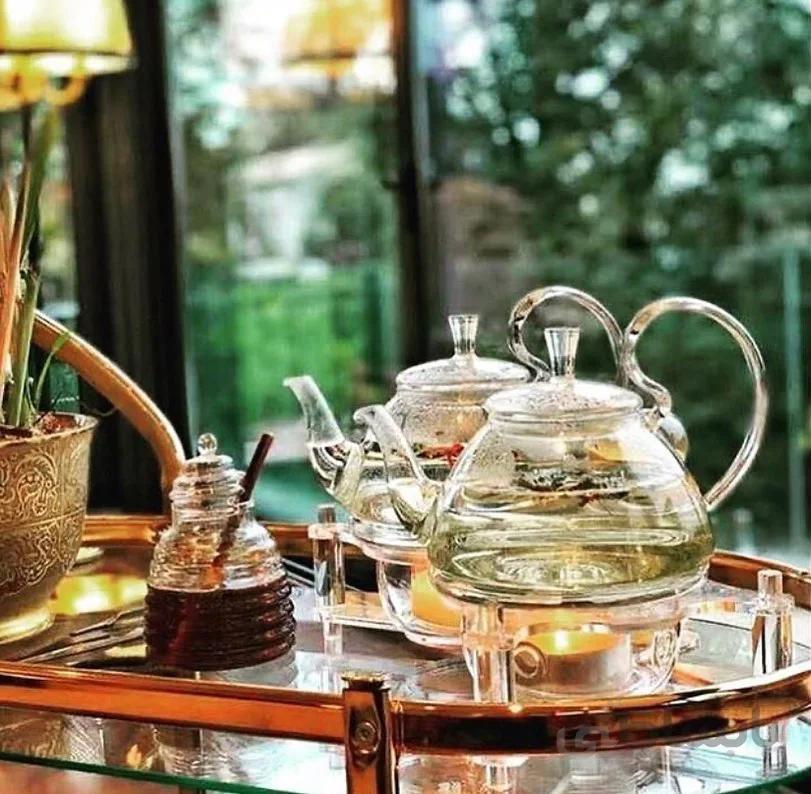 قوری پیرکس وارمر دار شعله مستقیم