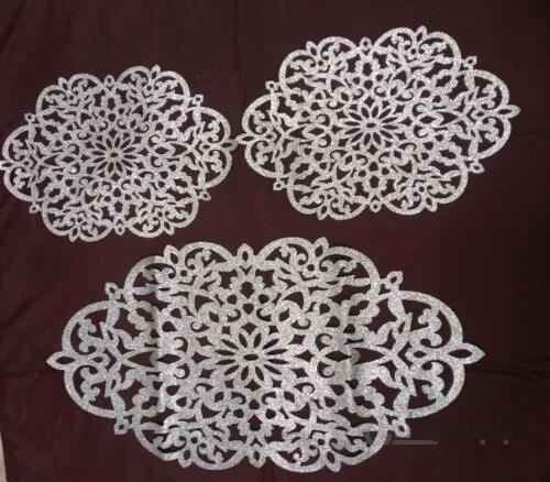 رومیزی 3 تیکه اکلیلی طرح ستاره