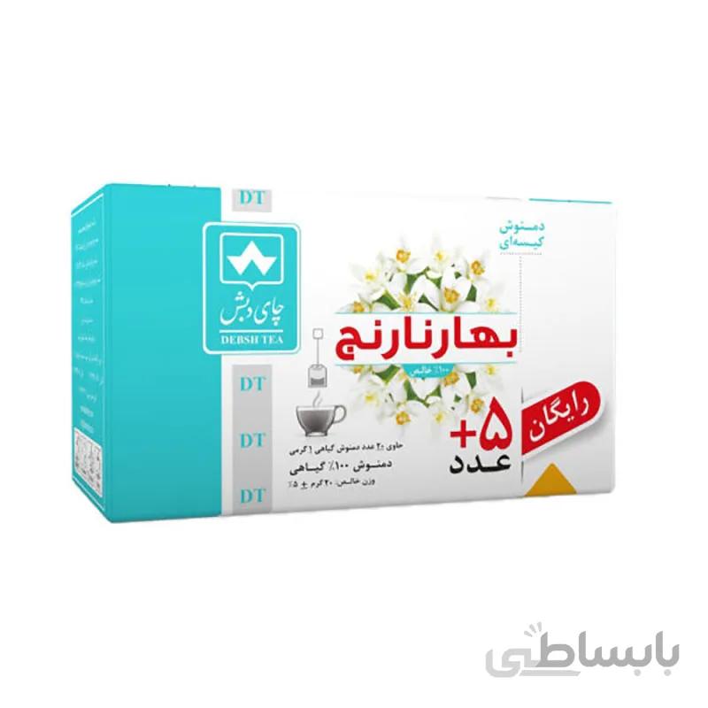 دمنوش کیسه ای بهارنارنج دبش بسته 25 عددی