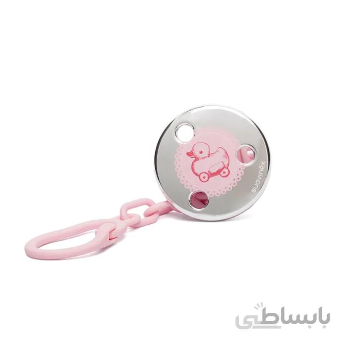 بند پستانک گرد براق طرح اردک سواوینکس