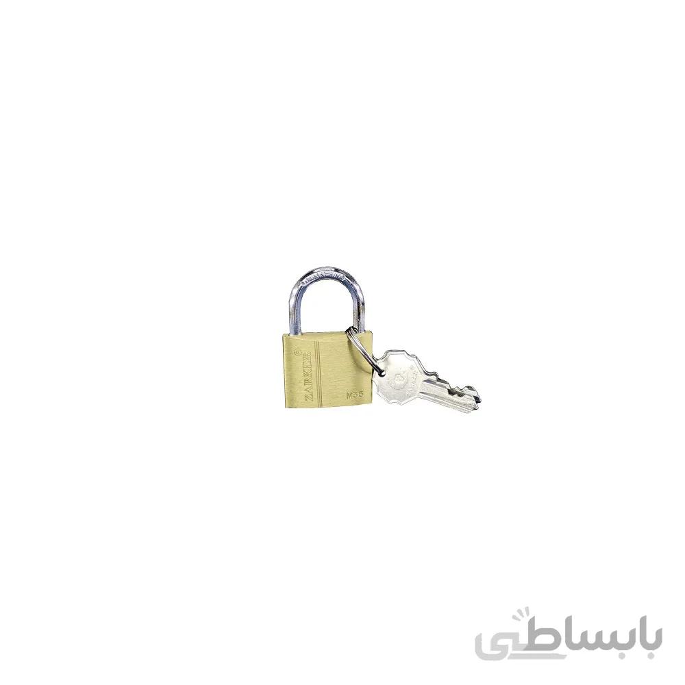 قفل اویز برنجی زارکر سایز ZARKER_35mm