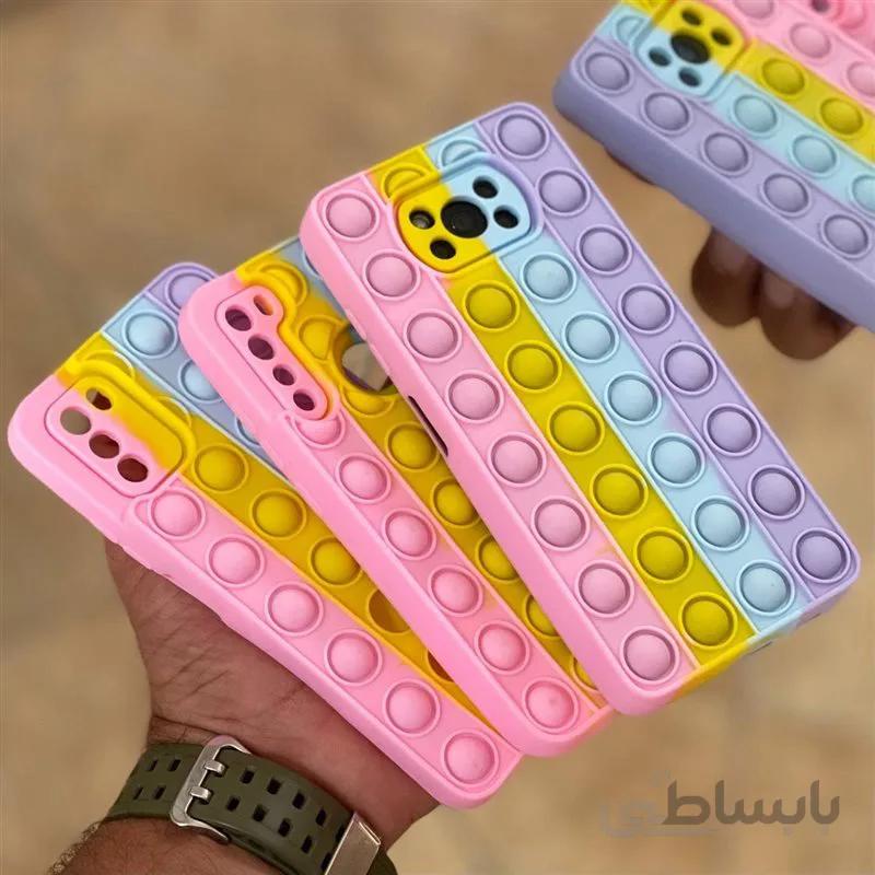 قاب آیفون ،سامسونگ ،شیائومی مدل popit فیجت رنگین کمان