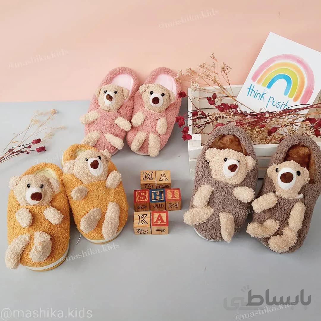 صندل حوله ای خرسی 422010 نسکافه ای سایز 30 31