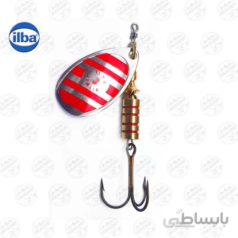 لانسه ماهیگیری سایز 2 ایلبا 21112 Silver red Zebra ilba