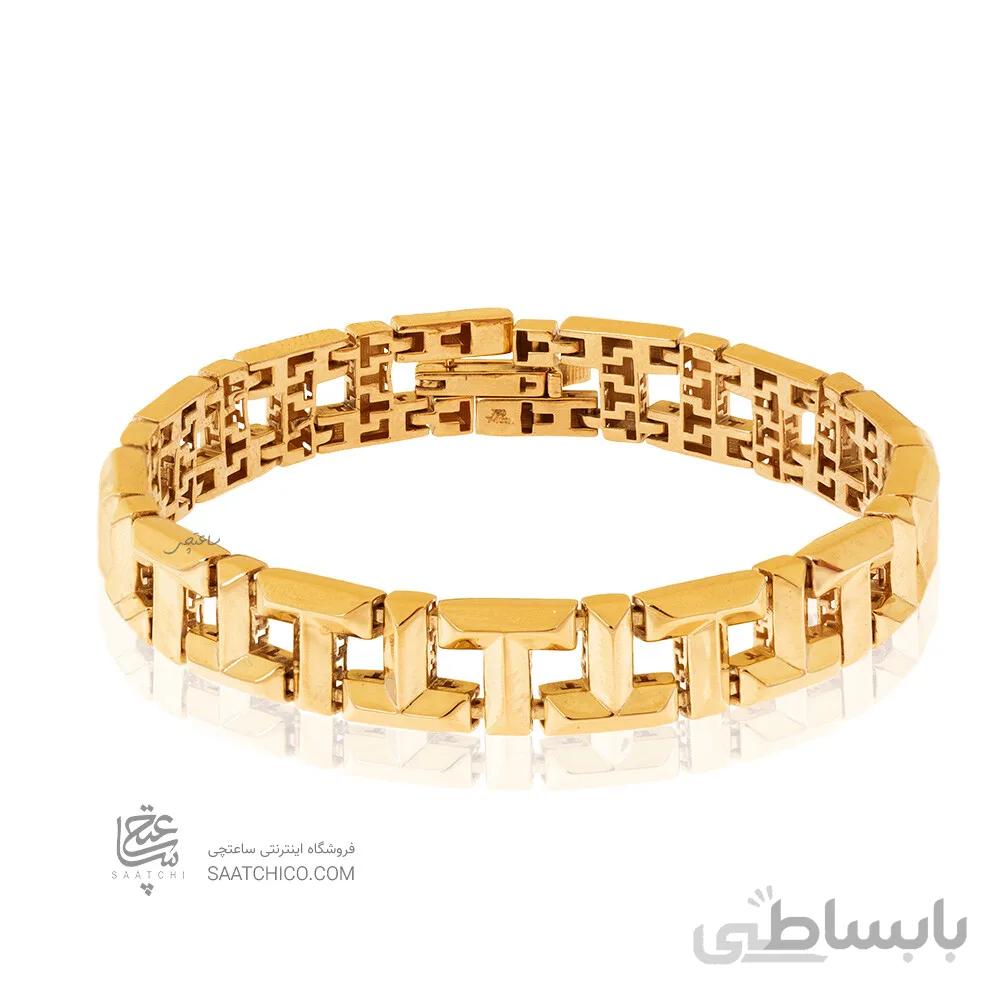 دستبند طلا طرح تیفانی (پهن) کد CB480