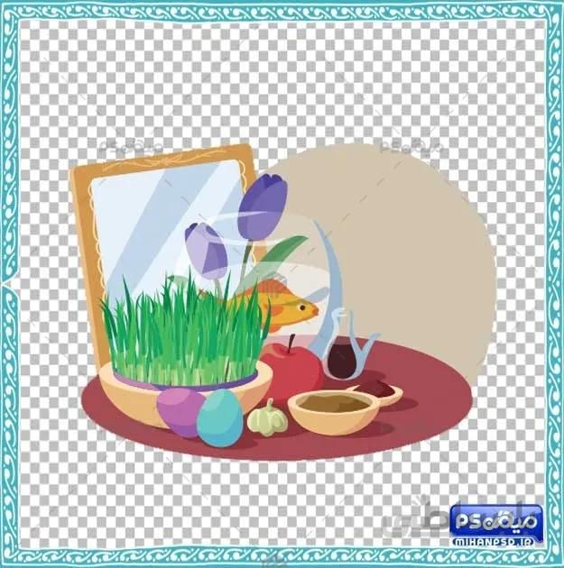 وکتور لایه باز سفره هفت سین