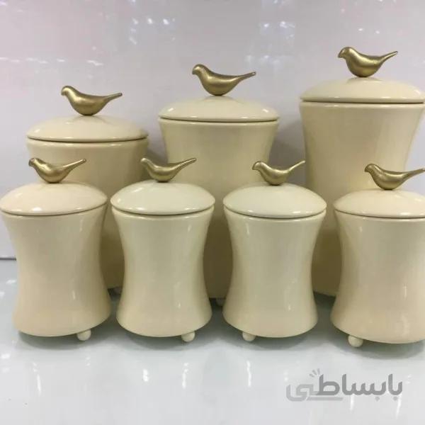ست۷ پارچه پاسماوری کرم