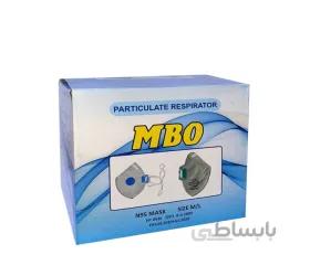 ماسک تنفسی N95 سوپاپدار MBO بسته 12 عددی