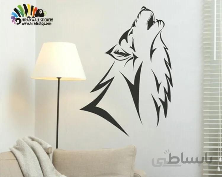 برچسب دیواری گرگ wolf wall stickersکد h399