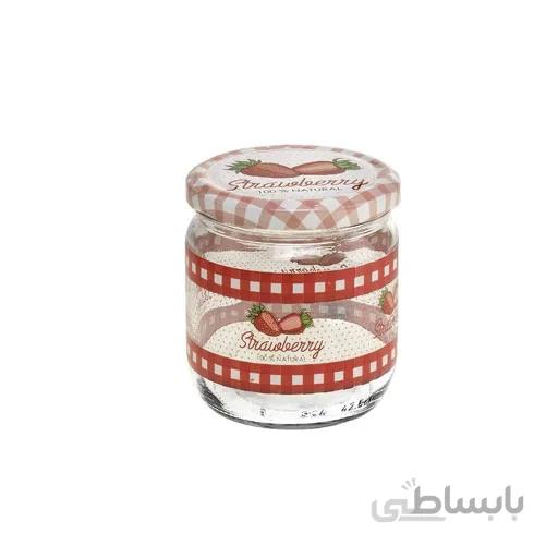 بانکه 425 میلی لیتر هروین طرح توت فرنگی مدل 30153