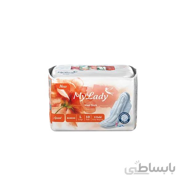 نوار بهداشتی مکسی نیمه ضخیم ورزشی مای لیدی