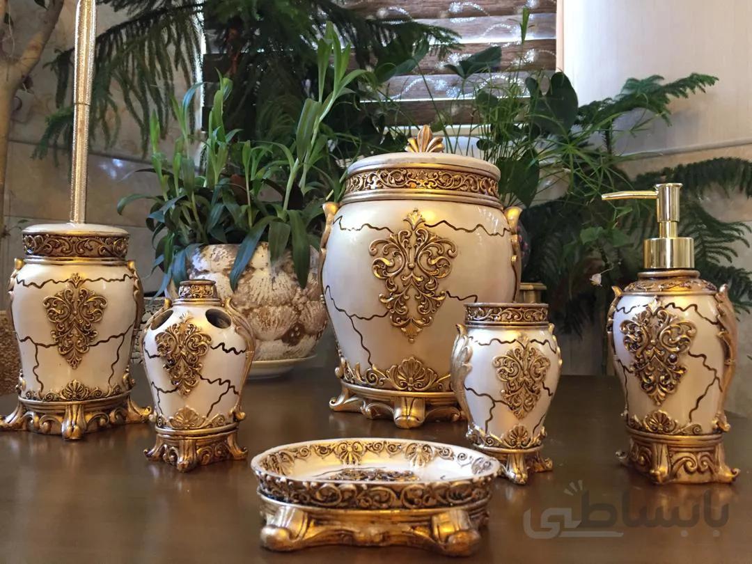 ست سرویس لوازم بهداشتی طرح موتیف کد ۱۰۲۴۳۱