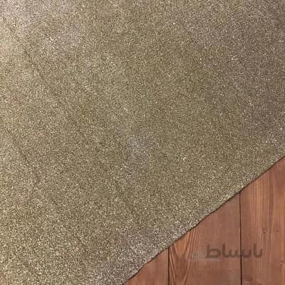 پارچه لمه گلس رنگ طلایی کد 1601
