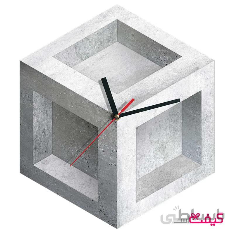 ساعت دیواری سه بعدی cube5