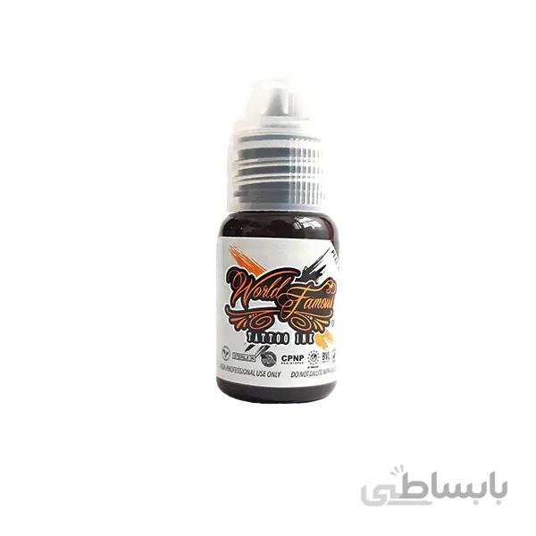 رنگ تاتو قهوه ای سوخته ورد فیمس مدل Michele Deep Brown ا michele deep brown World Famous