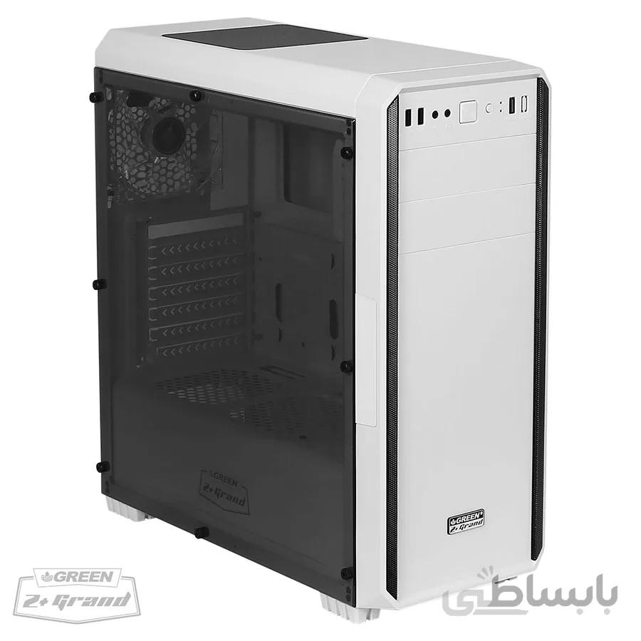 کیس گرین Z+ Grand Black Mid-Tower ا CASE GREEN Z+ Grand Black Mid-Tower