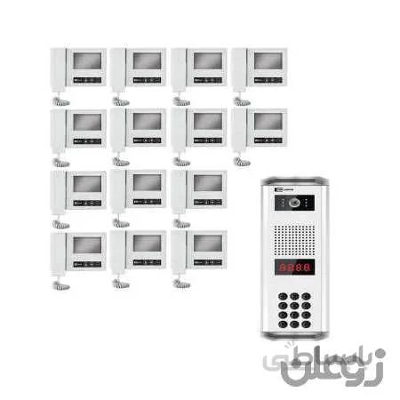 درب بازکن تصویری تک نما مدل D43-14V مجموعه 15 عددی