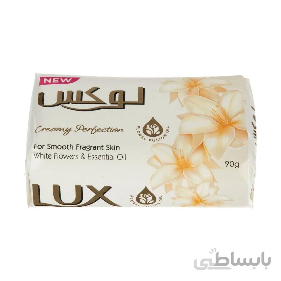 صابون لوکس حاوی عصاره گل های سفید مدل Creamy Perfection