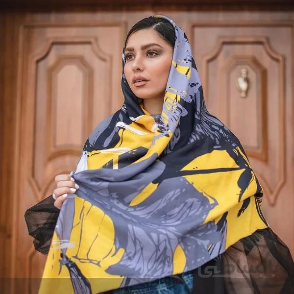 روسری مجلسی بهاره زیبا نخی