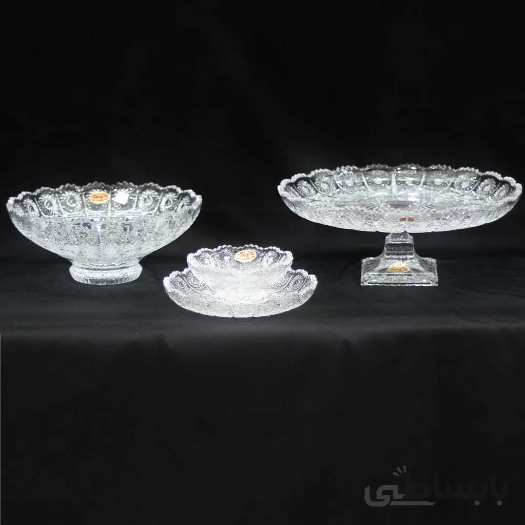 چهارده پارچه کریستال پی کی بوهمیا چک